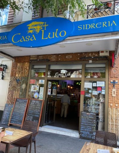 Sidrería Casa Lulo en Madrid  