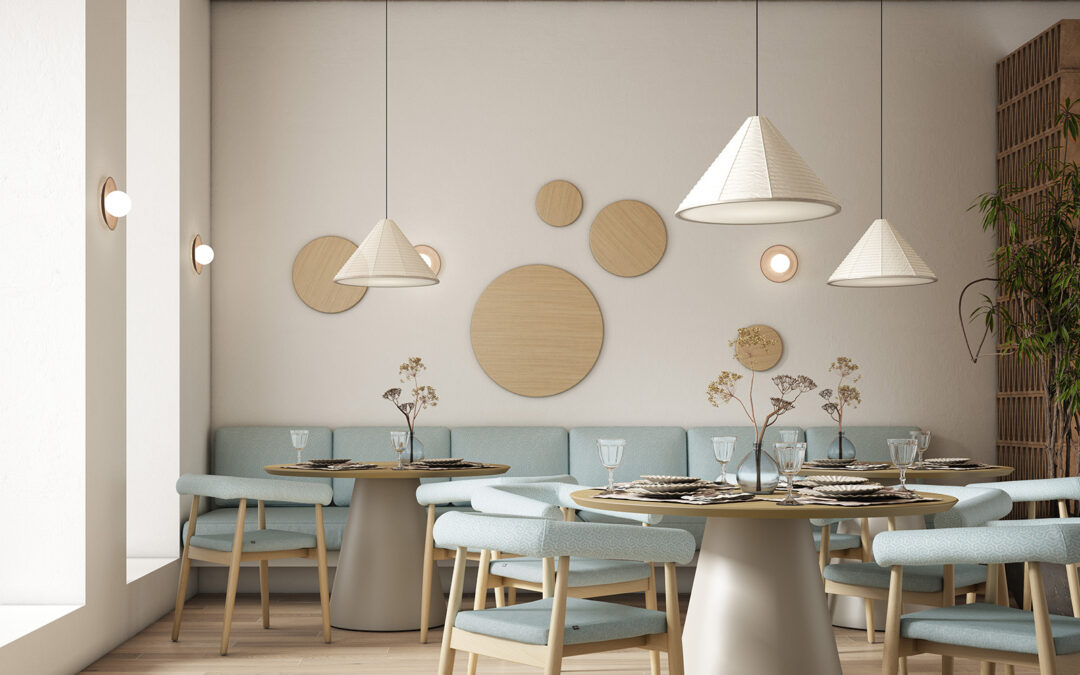 MESA LORCA Y SILLÓN TALLO