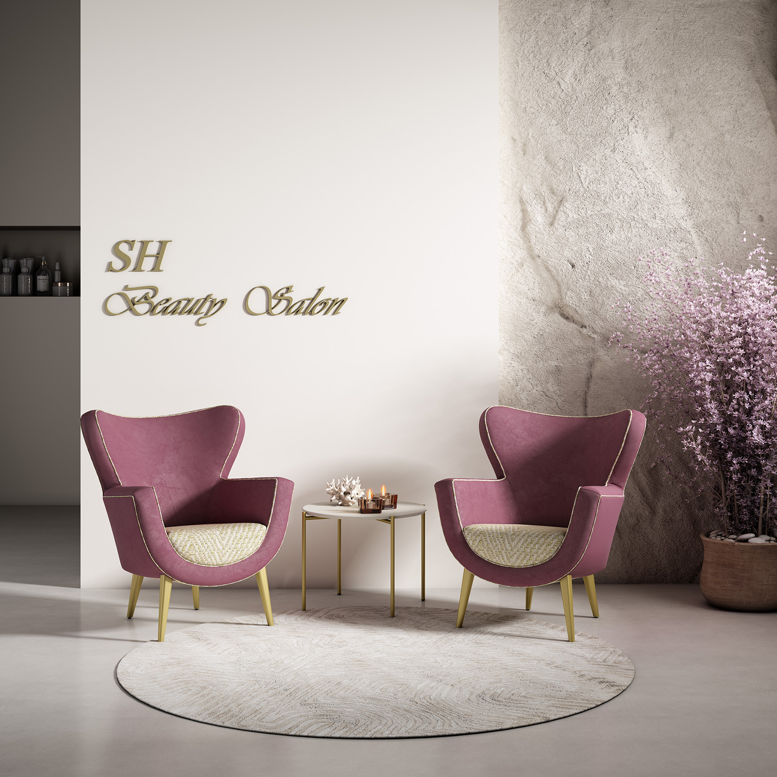 MESA JARA Y BUTACA PERAL  